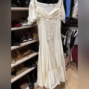 Cult Gaia Cream Dress